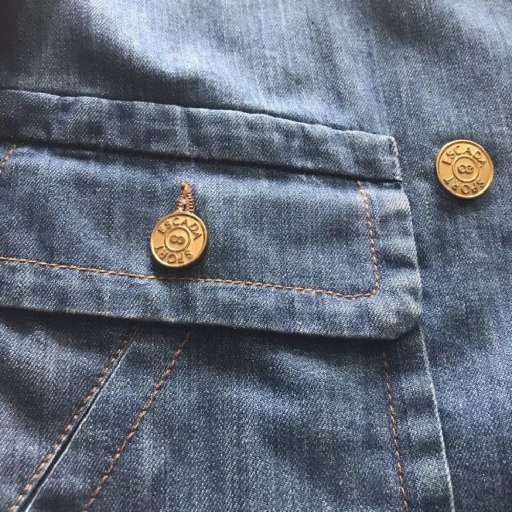 Escada vintage‎ sport denim jacket - Picture 5 of 13
